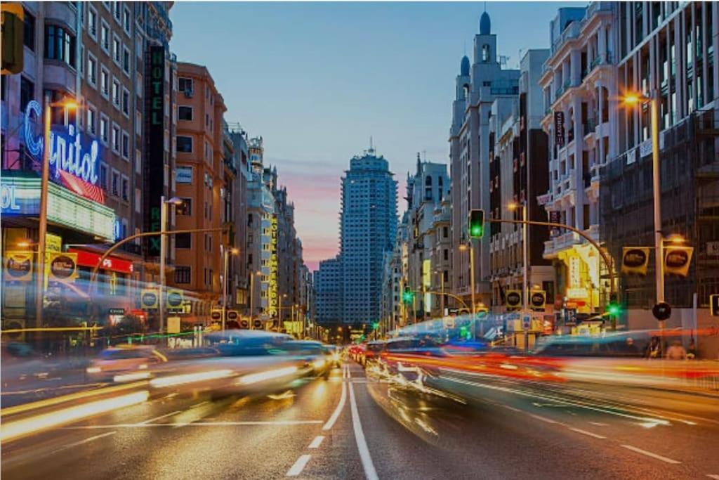 New Quiet Apartment Free Wifi In Gran Via Downtown Madrid Bagian luar foto